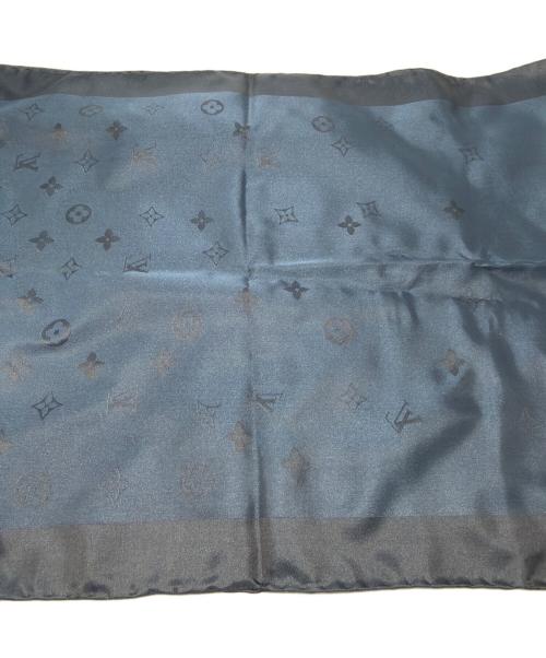 LOUIS VUITTON（ルイ ヴィトン）LOUIS VUITTON (ルイ ヴィトン) スカーフ ネイビーの古着・服飾アイテム
