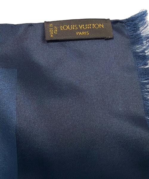 LOUIS VUITTON（ルイ ヴィトン）LOUIS VUITTON (ルイ ヴィトン) スカーフ ネイビーの古着・服飾アイテム