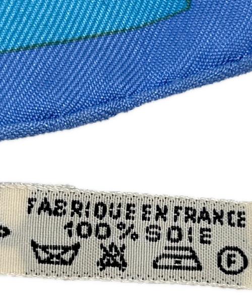 HERMES（エルメス）HERMES (エルメス) シルクスカーフ ブルーの古着・服飾アイテム