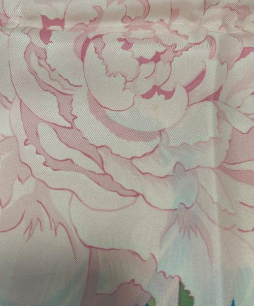 HERMES（エルメス）HERMES (エルメス) シルクスカーフ ブルーの古着・服飾アイテム