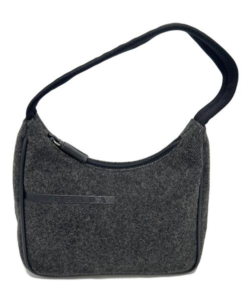 PRADA SPORTS（プラダスポーツ）PRADA SPORTS (プラダスポーツ) アクセサリーポーチ グレー×ブラックの古着・服飾アイテム