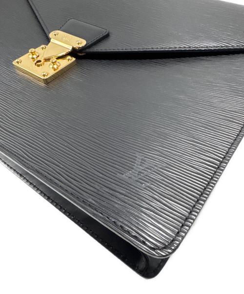 LOUIS VUITTON（ルイ ヴィトン）LOUIS VUITTON (ルイ ヴィトン) ビジネスバッグ ブラックの古着・服飾アイテム