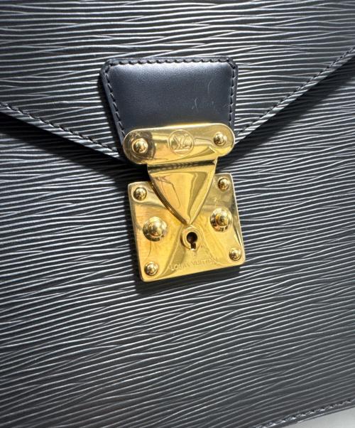 LOUIS VUITTON（ルイ ヴィトン）LOUIS VUITTON (ルイ ヴィトン) ビジネスバッグ ブラックの古着・服飾アイテム