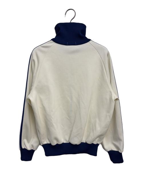 adidas（アディダス）adidas (アディダス) トラックジャケット ベージュ×ネイビー サイズ:3号の古着・服飾アイテム