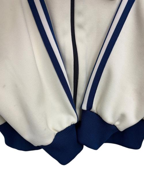 adidas（アディダス）adidas (アディダス) トラックジャケット ベージュ×ネイビー サイズ:3号の古着・服飾アイテム
