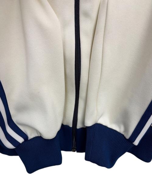 adidas（アディダス）adidas (アディダス) トラックジャケット ベージュ×ネイビー サイズ:3号の古着・服飾アイテム