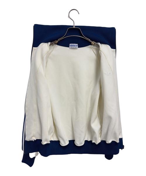 adidas（アディダス）adidas (アディダス) トラックジャケット ベージュ×ネイビー サイズ:3号の古着・服飾アイテム