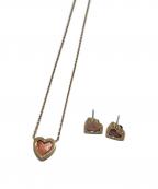 MICHAEL KORSマイケル・コース）の古着「ネックレス」｜ゴールド×ピンク