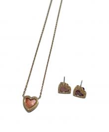 MICHAEL KORS（マイケル・コース）の古着「ネックレス」｜ゴールド×ピンク