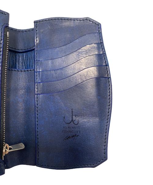 LAHM（エルエーエイチエム）LAHM (エルエーエイチエム) 財布 ブルーの古着・服飾アイテム