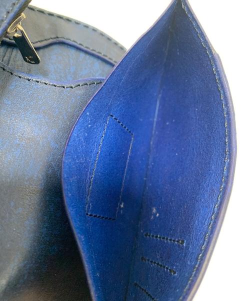 LAHM（エルエーエイチエム）LAHM (エルエーエイチエム) 財布 ブルーの古着・服飾アイテム