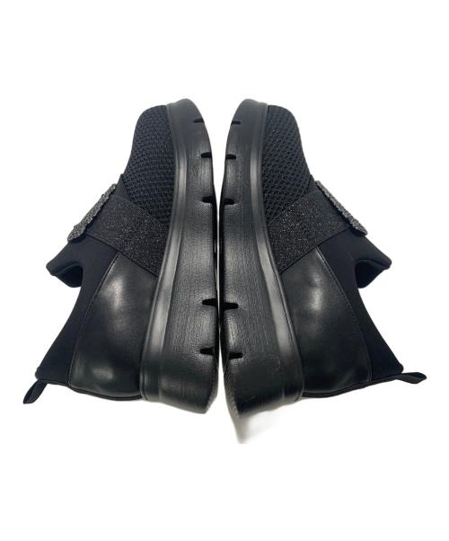 unReef （アンリーフ）unReef  (アンリーフ) スニーカー ブラック サイズ:22.5の古着・服飾アイテム