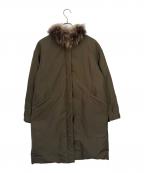 green label relaxingグリーンレーベルリラクシング）の古着「ダウンジャケット」｜オリーブ