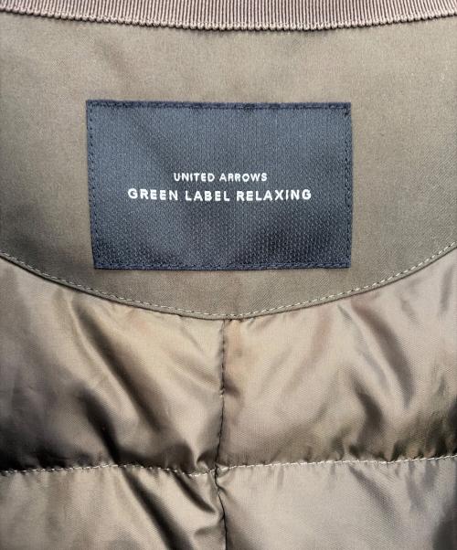 green label relaxing（グリーンレーベルリラクシング）green label relaxing (グリーンレーベルリラクシング) ダウンジャケット オリーブ サイズ:42の古着・服飾アイテム