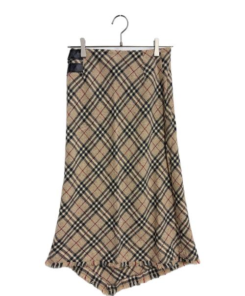 BURBERRY LONDON（バーバリーロンドン）BURBERRY LONDON (バーバリーロンドン) ノバチェックスカート ベージュ サイズ:36の古着・服飾アイテム