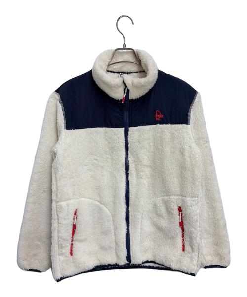 CHUMS（チャムス）CHUMS (チャムス) ボアジャケット ベージュ×ネイビー サイズ:Mの古着・服飾アイテム