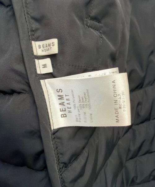 BEAMS HEART（ビームスハート）BEAMS HEART (ビームスハート) ダウンコート ブラック サイズ:Mの古着・服飾アイテム