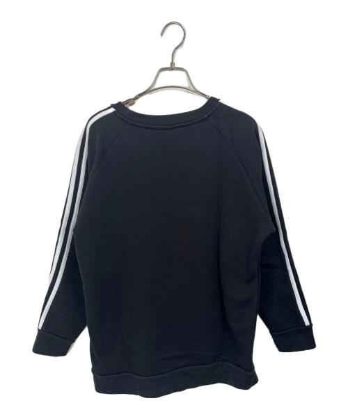 adidas（アディダス）adidas (アディダス) スウェット ブラック×ホワイト サイズ:Mの古着・服飾アイテム