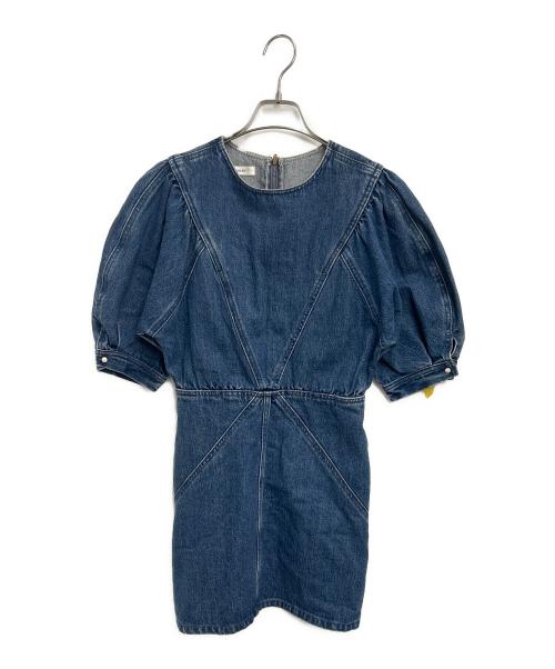 moussy（マウジー）moussy (マウジー) 半袖ワンピース インディゴ サイズ:1の古着・服飾アイテム