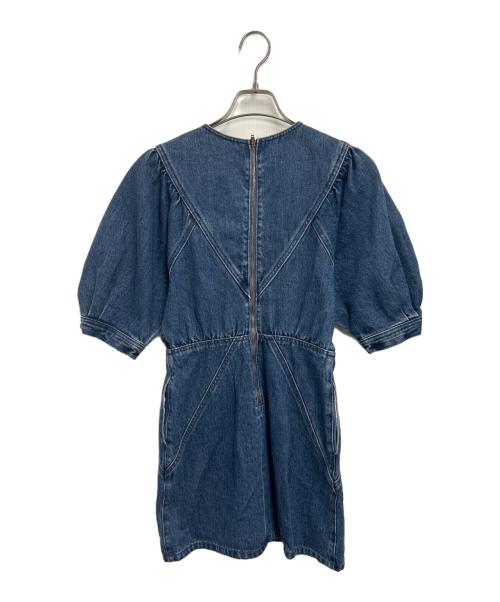 moussy（マウジー）moussy (マウジー) 半袖ワンピース インディゴ サイズ:1の古着・服飾アイテム