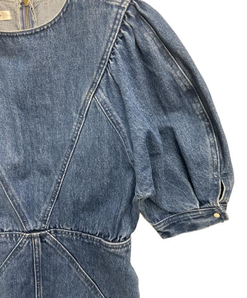 moussy（マウジー）moussy (マウジー) 半袖ワンピース インディゴ サイズ:1の古着・服飾アイテム