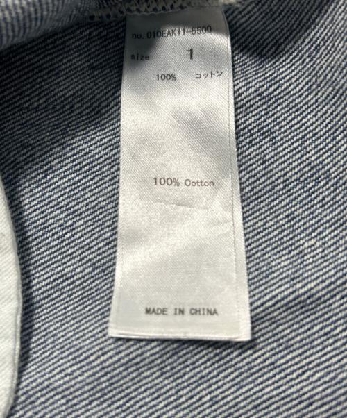 moussy（マウジー）moussy (マウジー) 半袖ワンピース インディゴ サイズ:1の古着・服飾アイテム