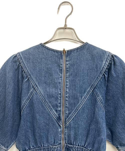 moussy（マウジー）moussy (マウジー) 半袖ワンピース インディゴ サイズ:1の古着・服飾アイテム