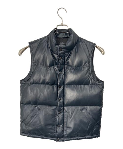 Haruf（ハルフ）Haruf (ハルフ) ダウンベスト ネイビー サイズ:LLの古着・服飾アイテム