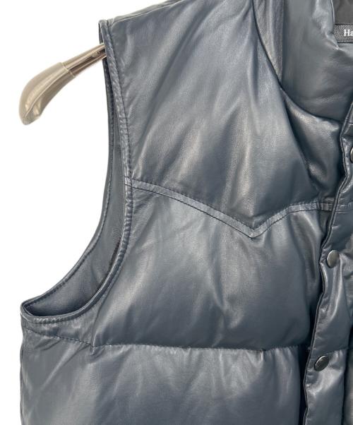 Haruf（ハルフ）Haruf (ハルフ) ダウンベスト ネイビー サイズ:LLの古着・服飾アイテム