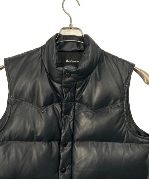 Haruf（ハルフ）Haruf (ハルフ) ダウンベスト ネイビー サイズ:LLの古着・服飾アイテム