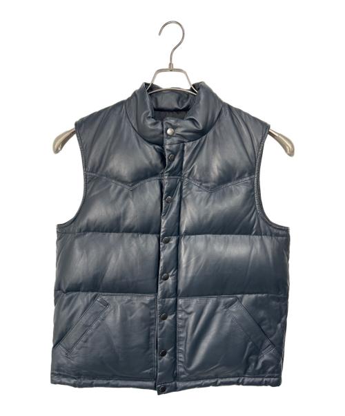 Haruf（ハルフ）Haruf (ハルフ) ダウンベスト ネイビー サイズ:LLの古着・服飾アイテム