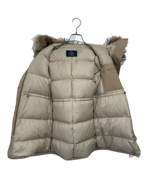 green label relaxing（グリーンレーベルリラクシング）green label relaxing (グリーンレーベルリラクシング) マウンテンダウンコート ベージュ サイズ:Sの古着・服飾アイテム