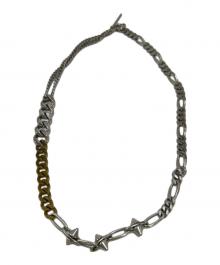 YOHJI YAMAMOTO（ヨウジヤマモト）の古着「マルチチェーンネックレス」｜シルバー×ゴールド