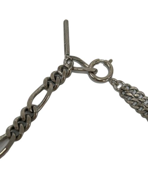 YOHJI YAMAMOTO（ヨウジヤマモト）YOHJI YAMAMOTO (ヨウジヤマモト) マルチチェーンネックレス シルバー×ゴールドの古着・服飾アイテム