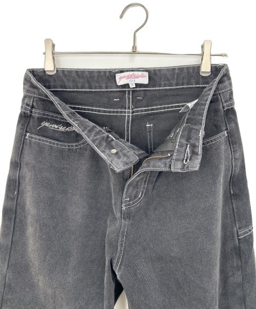 YARDSALE（ヤードセール）YARDSALE (ヤードセール) デニムパンツ ブラック サイズ:Sの古着・服飾アイテム