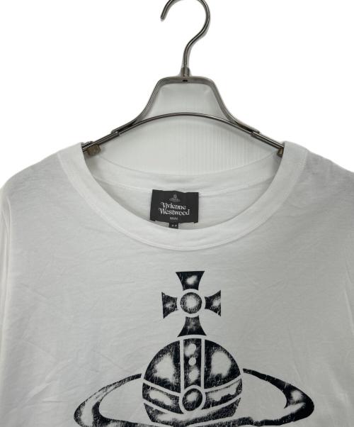 Vivienne Westwood（ヴィヴィアンウエストウッド）Vivienne Westwood (ヴィヴィアンウエストウッド) 長袖カットソー ホワイト サイズ:44の古着・服飾アイテム