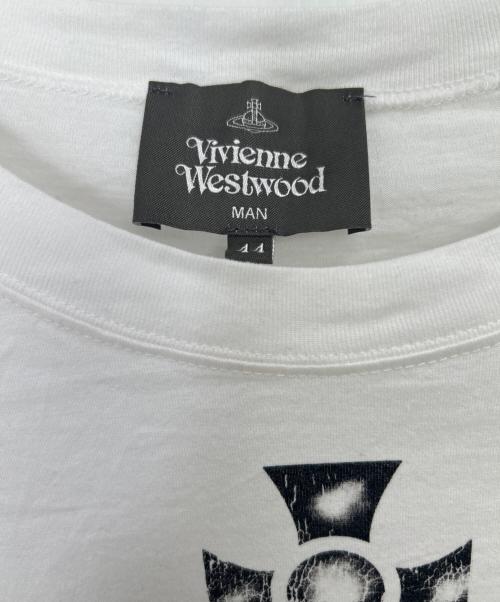 Vivienne Westwood（ヴィヴィアンウエストウッド）Vivienne Westwood (ヴィヴィアンウエストウッド) 長袖カットソー ホワイト サイズ:44の古着・服飾アイテム