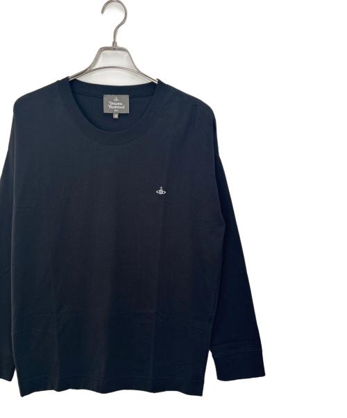 Vivienne Westwood（ヴィヴィアンウエストウッド）Vivienne Westwood (ヴィヴィアンウエストウッド) 長袖カットソー ブラック サイズ:46の古着・服飾アイテム