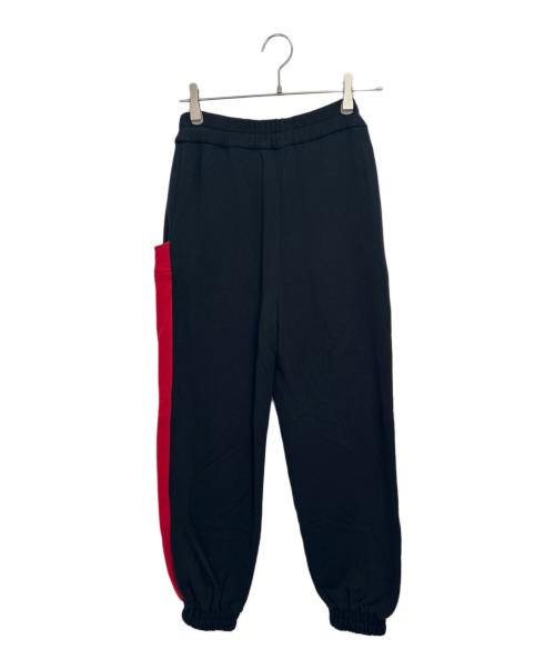 Vivienne Westwood（ヴィヴィアンウエストウッド）Vivienne Westwood (ヴィヴィアンウエストウッド) スウェットパンツ ブラック×レッド サイズ:00の古着・服飾アイテム