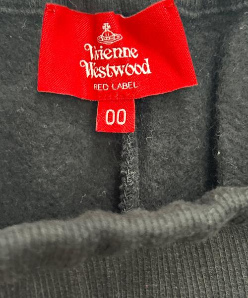 Vivienne Westwood（ヴィヴィアンウエストウッド）Vivienne Westwood (ヴィヴィアンウエストウッド) スウェットパンツ ブラック×レッド サイズ:00の古着・服飾アイテム