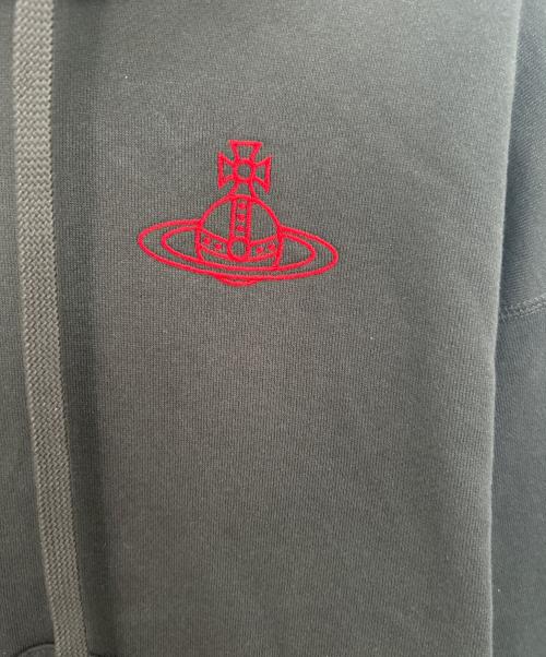 Vivienne Westwood（ヴィヴィアンウエストウッド）Vivienne Westwood (ヴィヴィアンウエストウッド) パーカー ブラック×レッド サイズ:00の古着・服飾アイテム