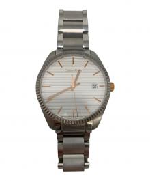 Calvin Klein（カルバンクライン）の古着「腕時計」｜ホワイト×ブロンズ