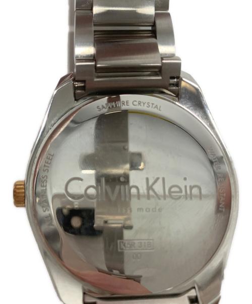 Calvin Klein（カルバンクライン）Calvin Klein (カルバンクライン) 腕時計 ホワイト×ブロンズの古着・服飾アイテム