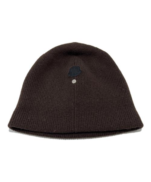 MONCLER（モンクレール）MONCLER (モンクレール) 1017 ALYX 9SM (テンセブンティーン アリクス ナインエスエム) ニット帽 ブラウンの古着・服飾アイテム