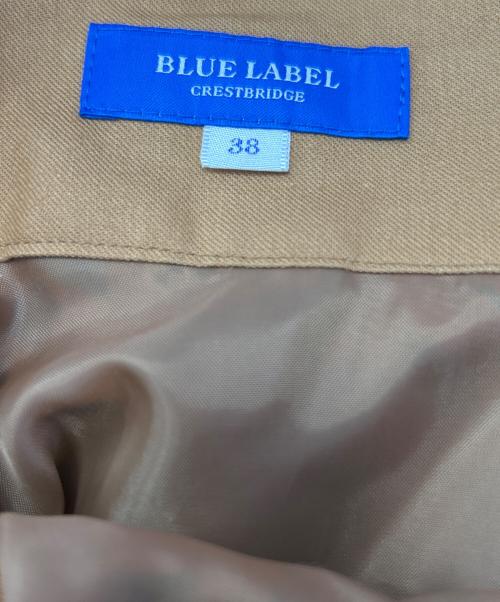 BLUE LABEL CRESTBRIDGE（ブルーレーベルクレストブリッジ）BLUE LABEL CRESTBRIDGE (ブルーレーベルクレストブリッジ) スカート ブラウン サイズ:38の古着・服飾アイテム