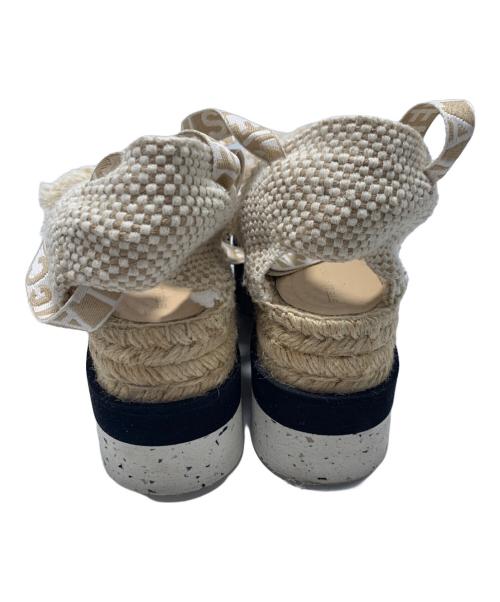 STELLA McCARTNEY（ステラマッカートニー）STELLA McCARTNEY (ステラマッカートニー) ガイアプラットフォームエスパドリーユ ベージュ サイズ:SIZE37の古着・服飾アイテム