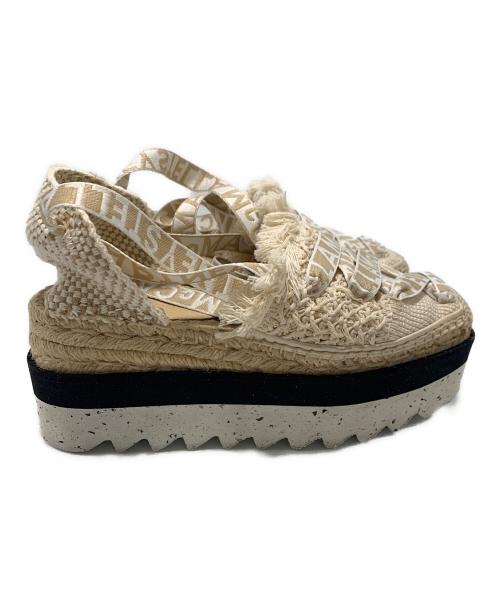 STELLA McCARTNEY（ステラマッカートニー）STELLA McCARTNEY (ステラマッカートニー) ガイアプラットフォームエスパドリーユ ベージュ サイズ:SIZE37の古着・服飾アイテム