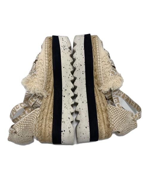 STELLA McCARTNEY（ステラマッカートニー）STELLA McCARTNEY (ステラマッカートニー) ガイアプラットフォームエスパドリーユ ベージュ サイズ:SIZE37の古着・服飾アイテム