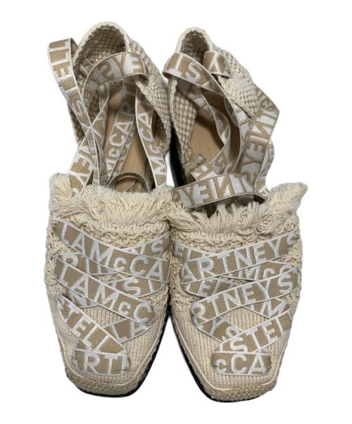 STELLA McCARTNEY（ステラマッカートニー）STELLA McCARTNEY (ステラマッカートニー) ガイアプラットフォームエスパドリーユ ベージュ サイズ:SIZE37の古着・服飾アイテム