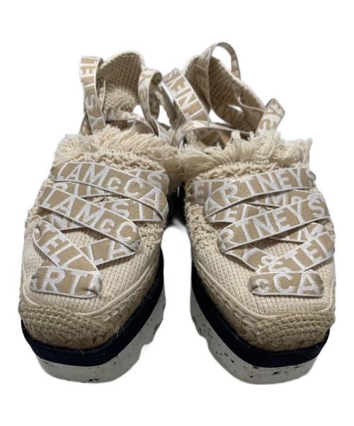 STELLA McCARTNEY（ステラマッカートニー）STELLA McCARTNEY (ステラマッカートニー) ガイアプラットフォームエスパドリーユ ベージュ サイズ:SIZE37の古着・服飾アイテム